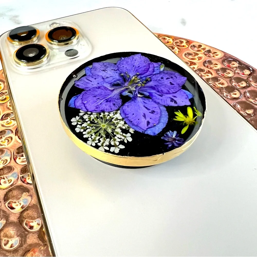 🪻Resin Flower Phone Grip